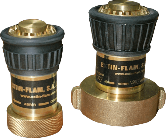 Boquilla de Tres Pasos para Hidrante EXTIN-FLAM