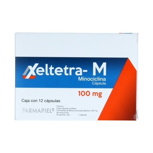 Xeltetra-M Minociclina 100mg 12cap (FARMAPIEL)