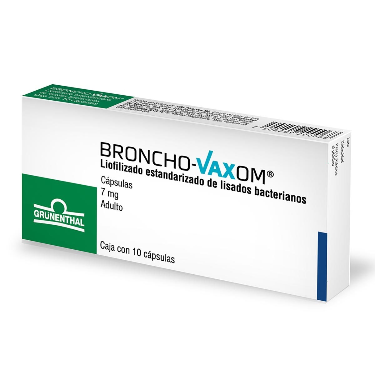 Broncho-Vaxom 7mg 10 caps (Grunenthal)
